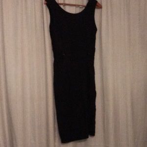 WHBM black dress Jackie O style!
